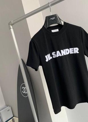 Футболка черная брендовая в стиле jil sander2 фото