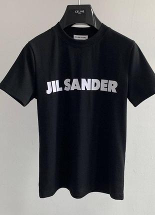 Футболка чорна брендова в стилі jil sander