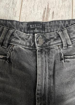 Рваные мом джинсы4 фото