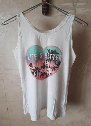 Майка белая