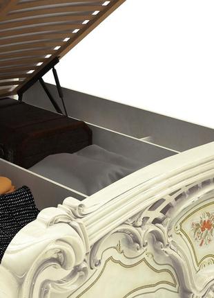 Кровать реджина 160х200 с подъемным механизмом радика беж5 фото