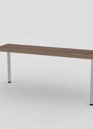 Офісний стіл мп - 16 (ral 7035) (1200мм x 600мм x 750мм)3 фото
