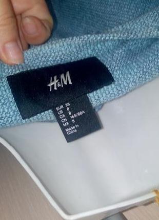 Пиджак косуха небесного цвета h&m5 фото