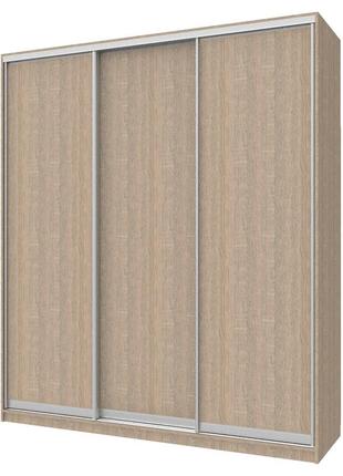 Шкаф купе сити 24 doros дуб сонома 3 дсп 208х60х240 (42001001)