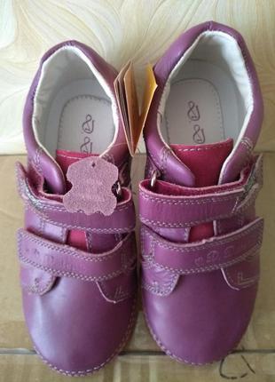 Детские кожаные туфли мокасины кроссовки d.d.step 36 р2 фото