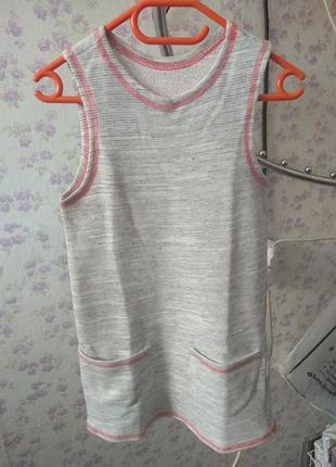 Теплий сарафан на дівчинку