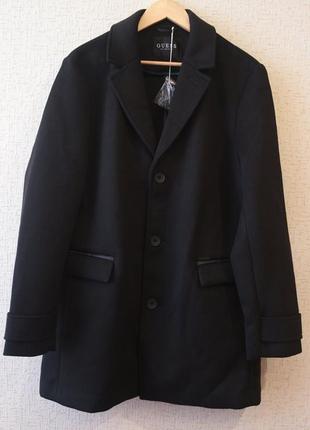Пальто guess (usa), черного цвета.5 фото