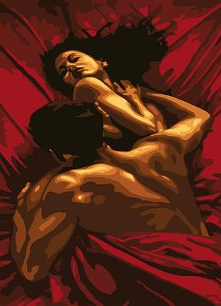 Картины по номерам двое в постели 50*60 см