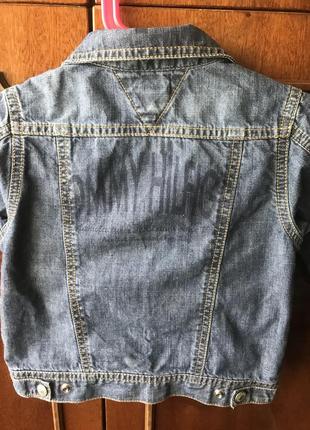 Куртка детская джинсовая tommy hilfiger7 фото