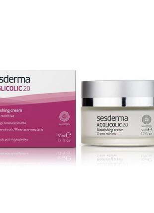 Питательный крем sesderma acglicolic 20 nutritive cream 50 мл