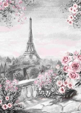 Алмазна вишивка на підрамнику краса парижа 40х30 dmf-1481 фото