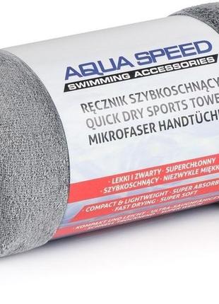 Полотенце aqua speed dry coral 9111 графит уни 50х100см 5908217691118