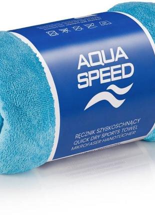 Полотенце aqua speed dry soft 5520 голубой уни 50х100см 5908217655202