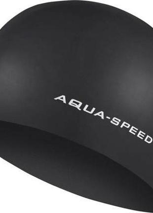 Шапка для плавання aqua speed ​​3d cap 5754 чорний уні osfm 092-07