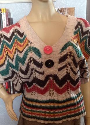 Очень позитивны, пуловер (жилет, безрукавка),  бренда shapar р.46-48.2 фото