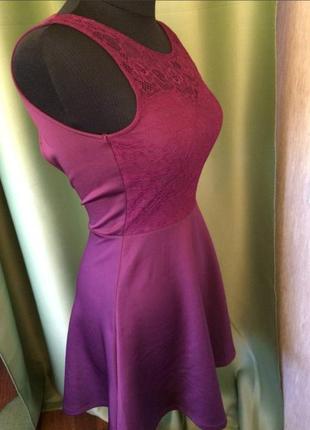 Платье женское бордовое вечернее с открытой спиной,сукня жіноча з відкритою спиною4 фото
