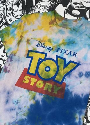 Кастом футболка тай дай с принтом американский мультфильм история игрушек toy story3 фото