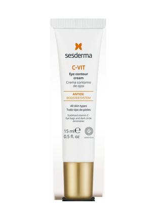 Крем для контура вокруг глаз с витамином c sesderma c-vit eye contour cream 15 мл