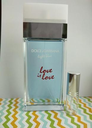 Распив, оригинал! 1 мл dolce & gabbana light blue love is love pour femme1 фото