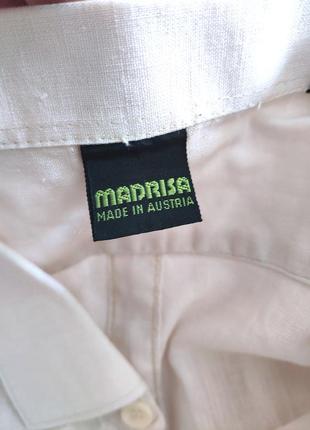 Виробництва австрії, з льону та бавовни чоловіча сорочка,  рубашка .3 фото