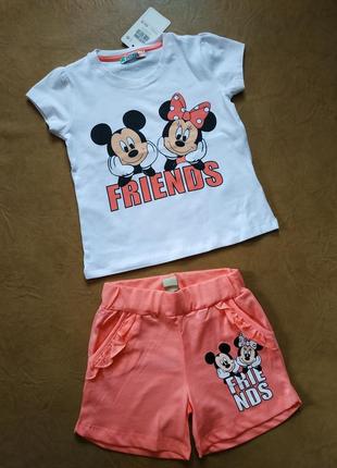 Летний костюмчик с минни