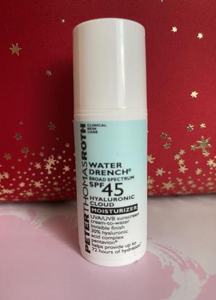 Зволожувальний засіб peter thomas roth water drench broad spectrum spf45 hyaluronic cloud moisturize