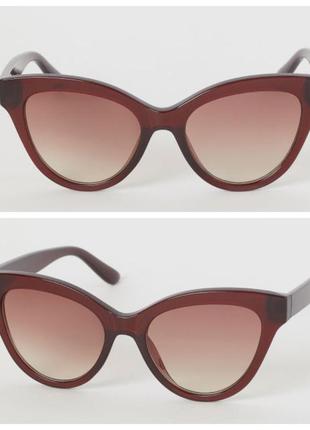 Солнцезащитные очки н&м, кошачий глаз