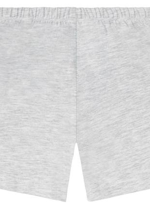 Пижамные шорты хлопковые трикотажные для девочки disney 349315 серый3 фото