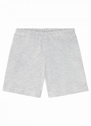 Пижамные шорты хлопковые трикотажные для девочки disney 349315 серый1 фото