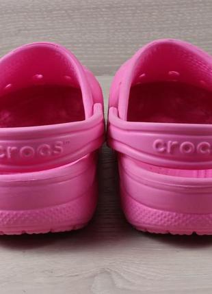 Дитячі сабо crocs оригінал, розмір 29 - 30 (крокси для дівчинки)7 фото