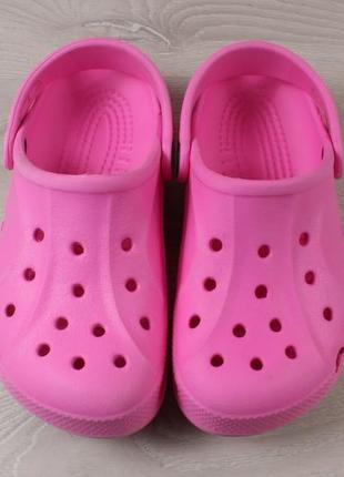 Дитячі сабо crocs оригінал, розмір 29 - 30 (крокси для дівчинки)2 фото