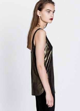 Вечерний бронзовый топ от pull&bear! p.-s