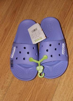 Женские шлепанцы кроксы crocs classic slide w7, w8, w9 оригинал!