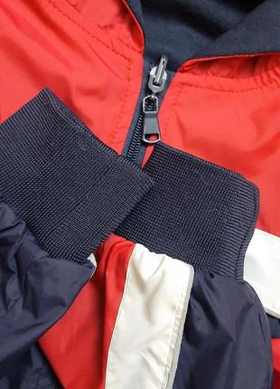 Двухсторонняя куртка-ветровка плащевка и трикотаж3 фото