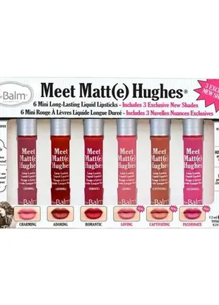 Набор помад thebalm - met matte hughes