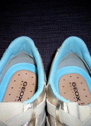 Туфли мокасины кроссовки geox respira ,кожа текстиль,vietnam, 26,5 см2 фото