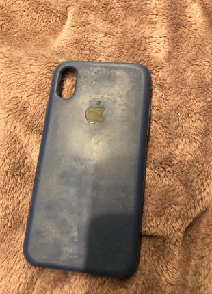 Чехол кожаный для айфона