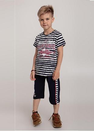 Комплект шорты и футболка для мальчика 102751 фото