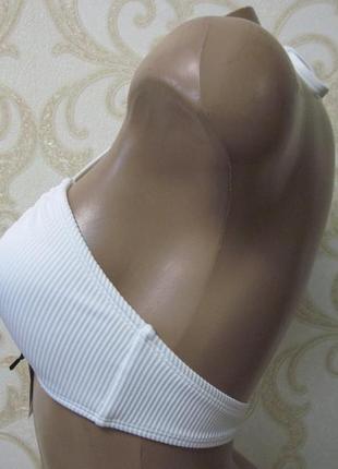 Бюстгальтер, лиф, верх от купальника в рубчик ivory rose3 фото