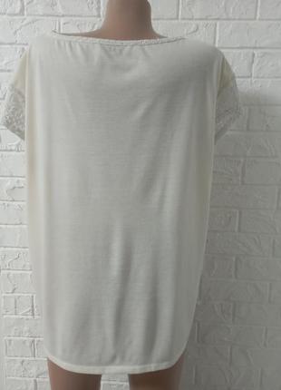Блузка с кружевом george в идеальном состоянии 3-4xl4 фото
