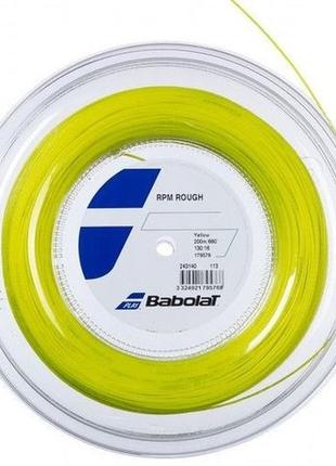 Бабина babolat rpm rough yellow 1,25mm 200m 243140/113