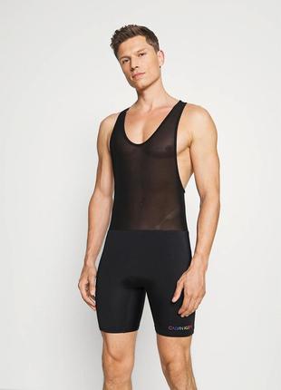 Чоловічий купальник calvin klein pride bodysuit плавки шорти для плавання - s