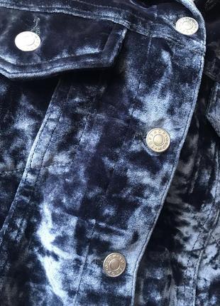 Куртка джинсова оксамитова4 фото