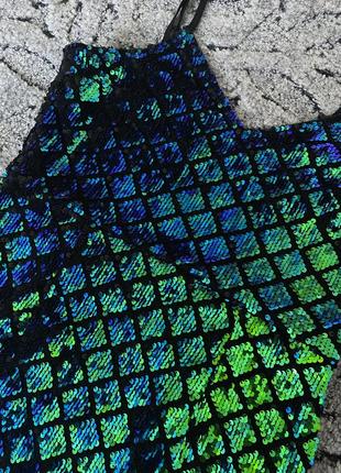 Платье хамелеон с пайетками2 фото