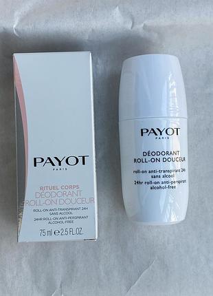 Payot шариковый дезодорант payot le corps deodorant ultra douceur alcohol free roll on