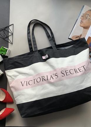 Оригинальна пляжная сумка victoria's secret сумка на пляж / на море5 фото