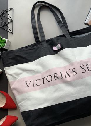 Оригинальна пляжная сумка victoria's secret сумка на пляж / на море7 фото