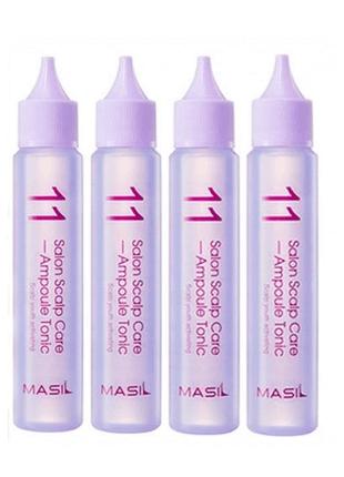 Освежающий ампульный тоник для кожи головы
masil 11 salon scalp care ampoule tonic 30 ml2 фото