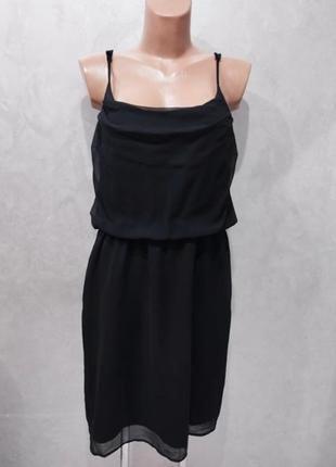 Відмінна двошарова літня сукня-сарафан модного бренду  із данії vero moda.2 фото