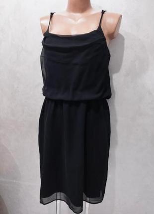 Отличное двухслойное летнее платье-сарафан модного бренда из данных vero moda.3 фото